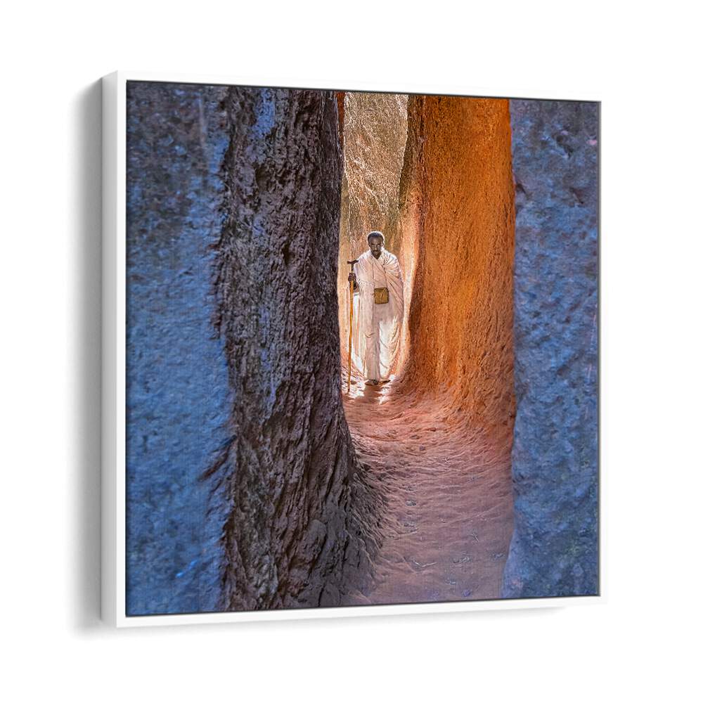 chre painting - ROAD TO PRAYER IN LALIBELA by Asianmonk