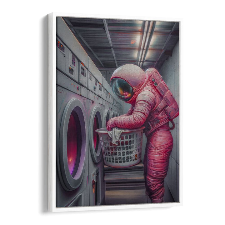 Christian Meermann painting - ASTRONAUT DOING LAUNDRY I by Asianmonk