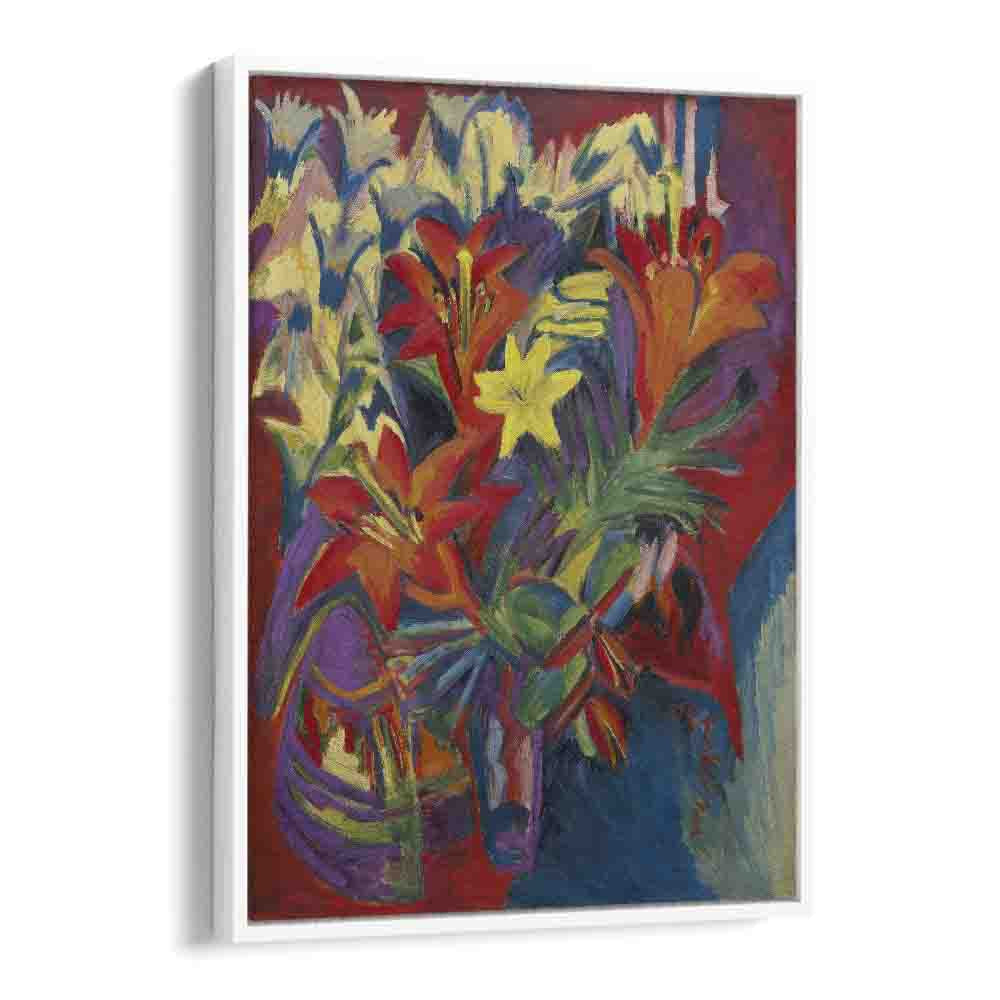 paul klee painting - ERNST LUDWIG KIRCHNER'S STILL LIFE WITH LILIES (1917) by Asianmonk