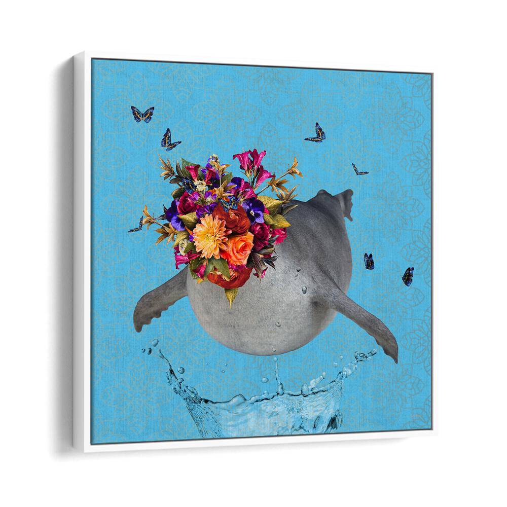 Juliya painting - SPRING FLOWER BONNET ON SEAL by Asianmonk