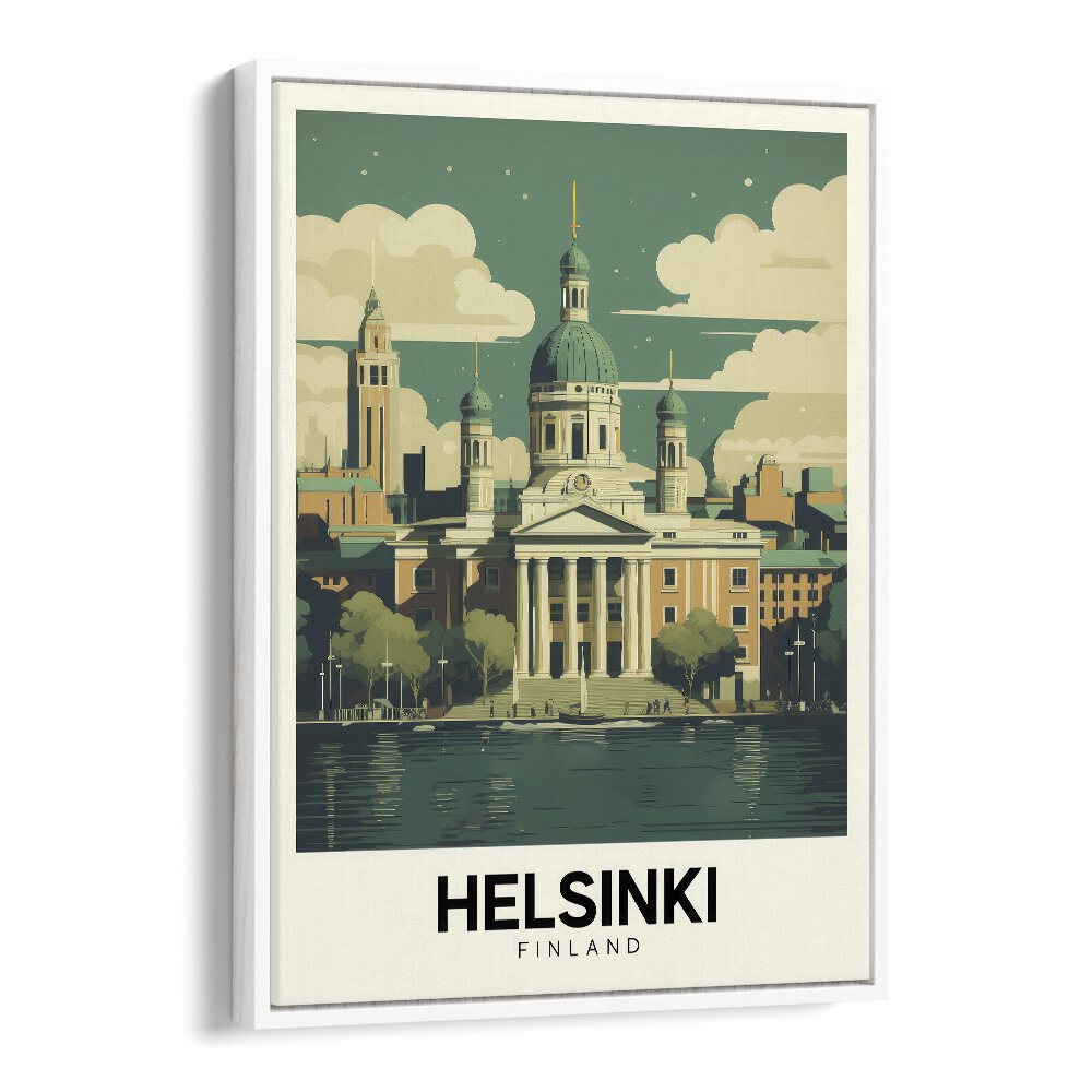 TRAVEL ART painting - HELSINKI - FINLAND by Asianmonk