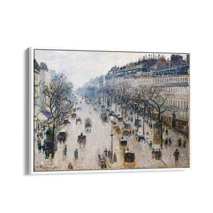  painting - THE BOULEVARD MONTMARTRE ON A WINTER MORNING (1897) by Asianmonk