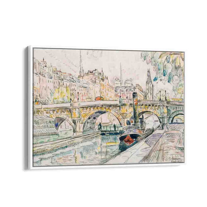  painting - TUGBOAT AT THE PONT NEUF, PARIS (1923) by Asianmonk