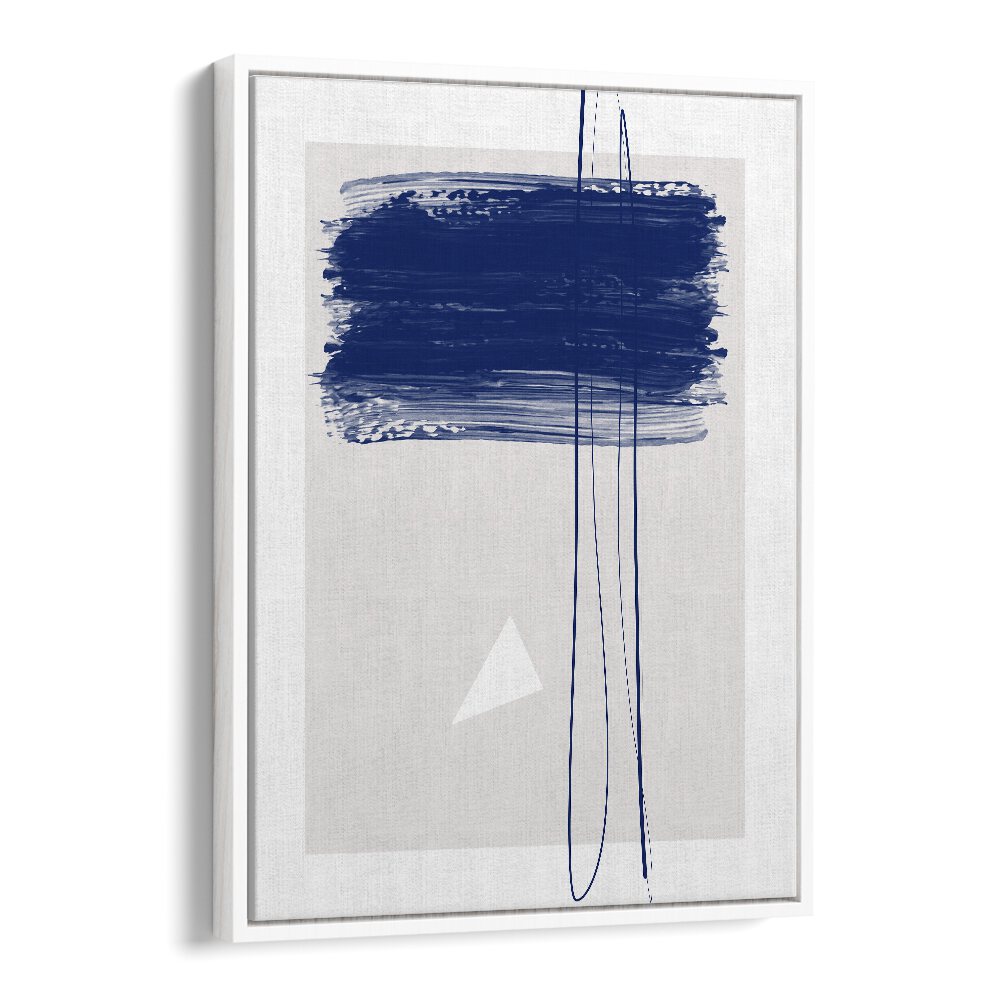 Elevate your decor with BLUE BRUSH STROKES, ABSTRACT PAINTINGS by Elena Ristova, showcasing bold blue artistry.