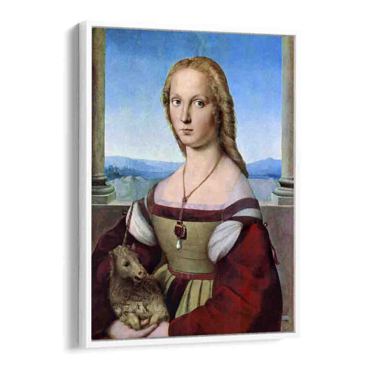 RAPHAEL'S YOUNG WOMAN WITH UNICORN (DAME MIT DEM EINHORN) (1506)