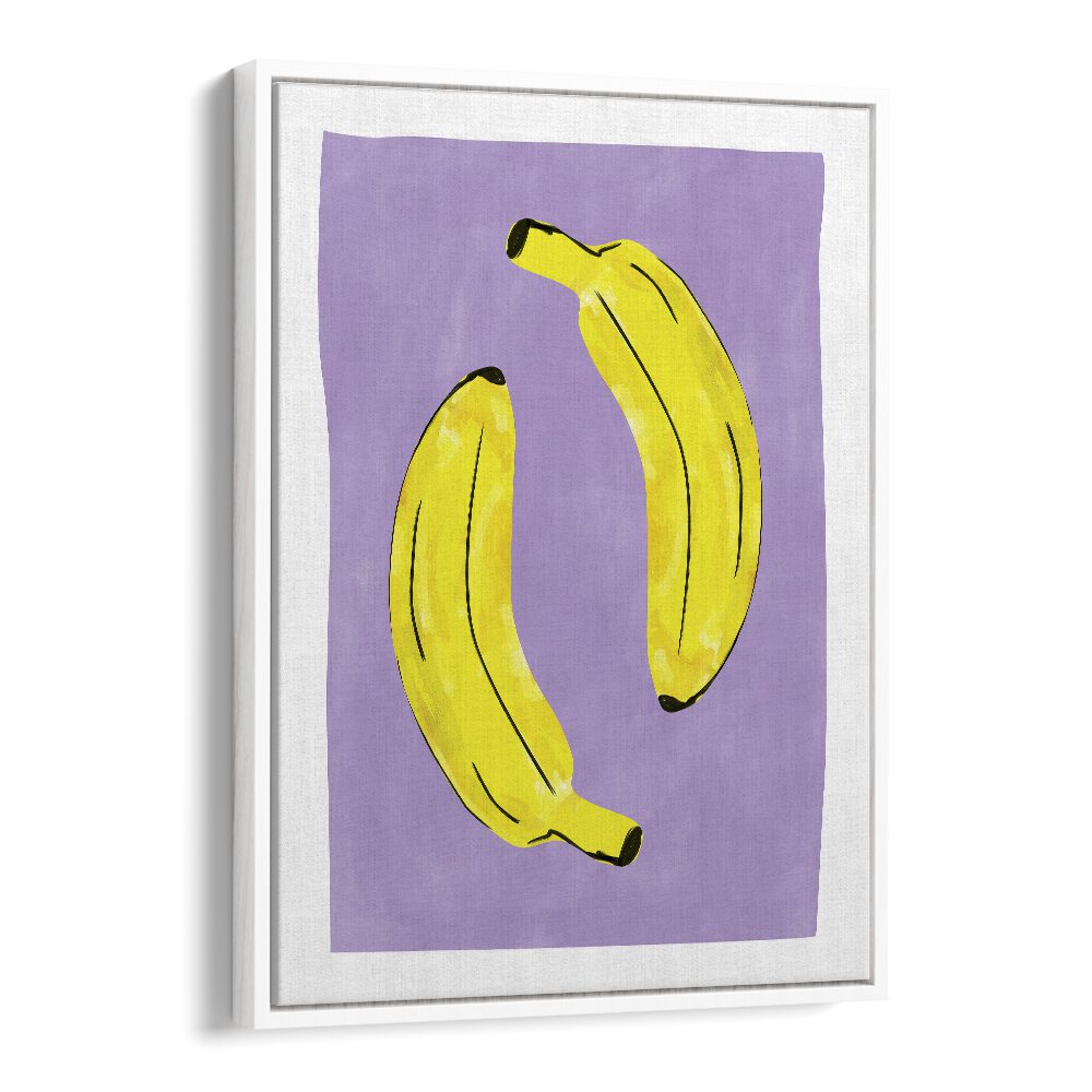 YELLOW BANANAS BY ELENA RISTOVA, KITCHEN ART PAINTINGS