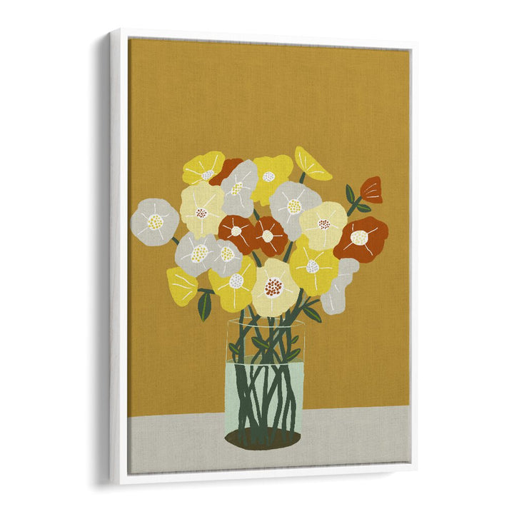 Vintage painting - VASE OF FLOWERS by Asianmonk