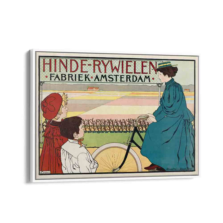 comic painting - HINDE-RIJWIELEN FABRIEK AMSTERDAM (1896–1898) by Asianmonk