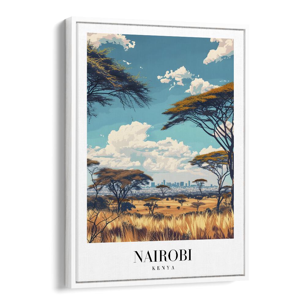 TRAVEL ART painting - NAIROBI - KENYA by Asianmonk