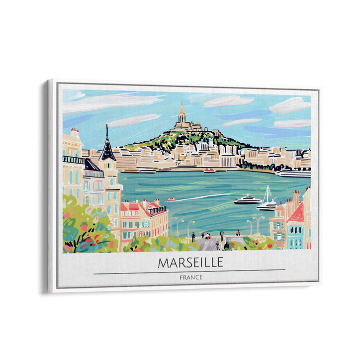 TRAVEL ART painting - MARSEILLE CITY - FRANCE by Asianmonk