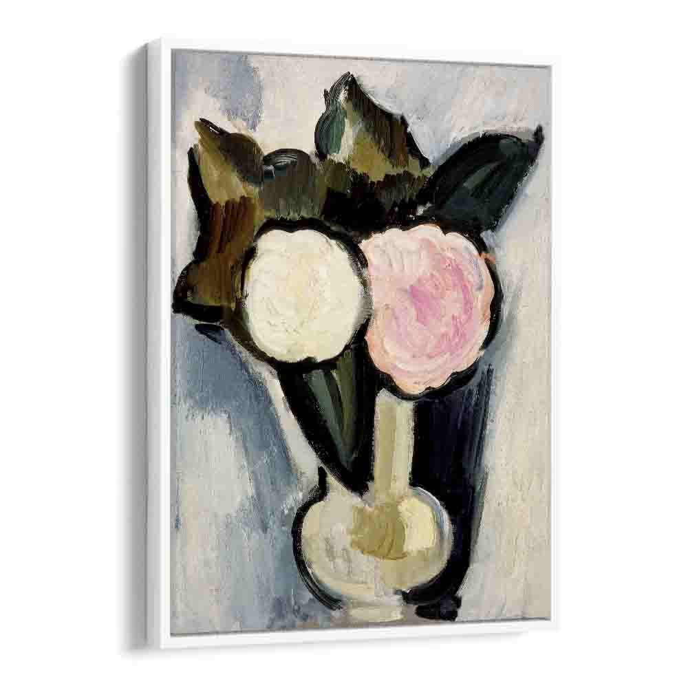 PINK AND WHITE FLOWERS IN A VASE (1929)