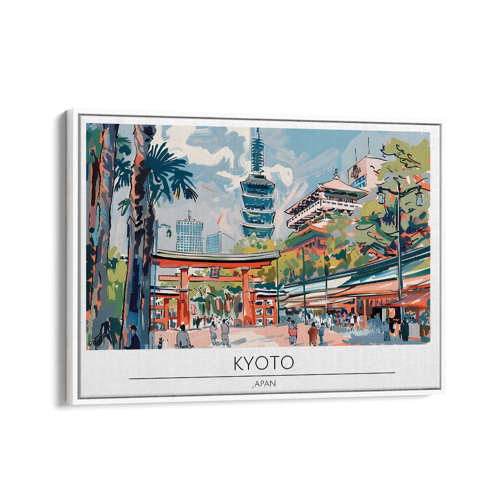 TRAVEL ART painting - KYOTO - JAPAN by Asianmonk