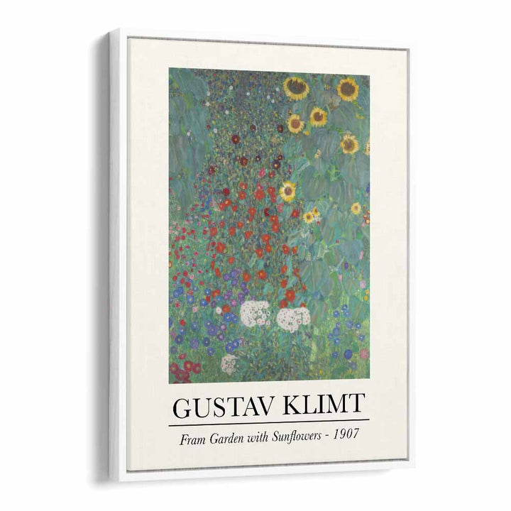 GUSTAV KLIMT'S  "FARM GRADEN WITH SUNFLOWERS - 1907