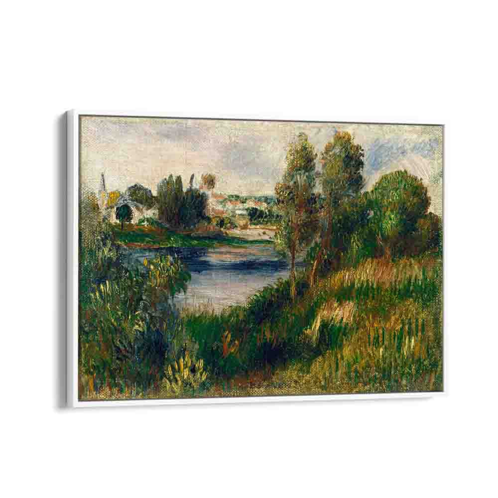  painting - LANDSCAPE AT VÉTHEUIL (C. 1890) by Asianmonk