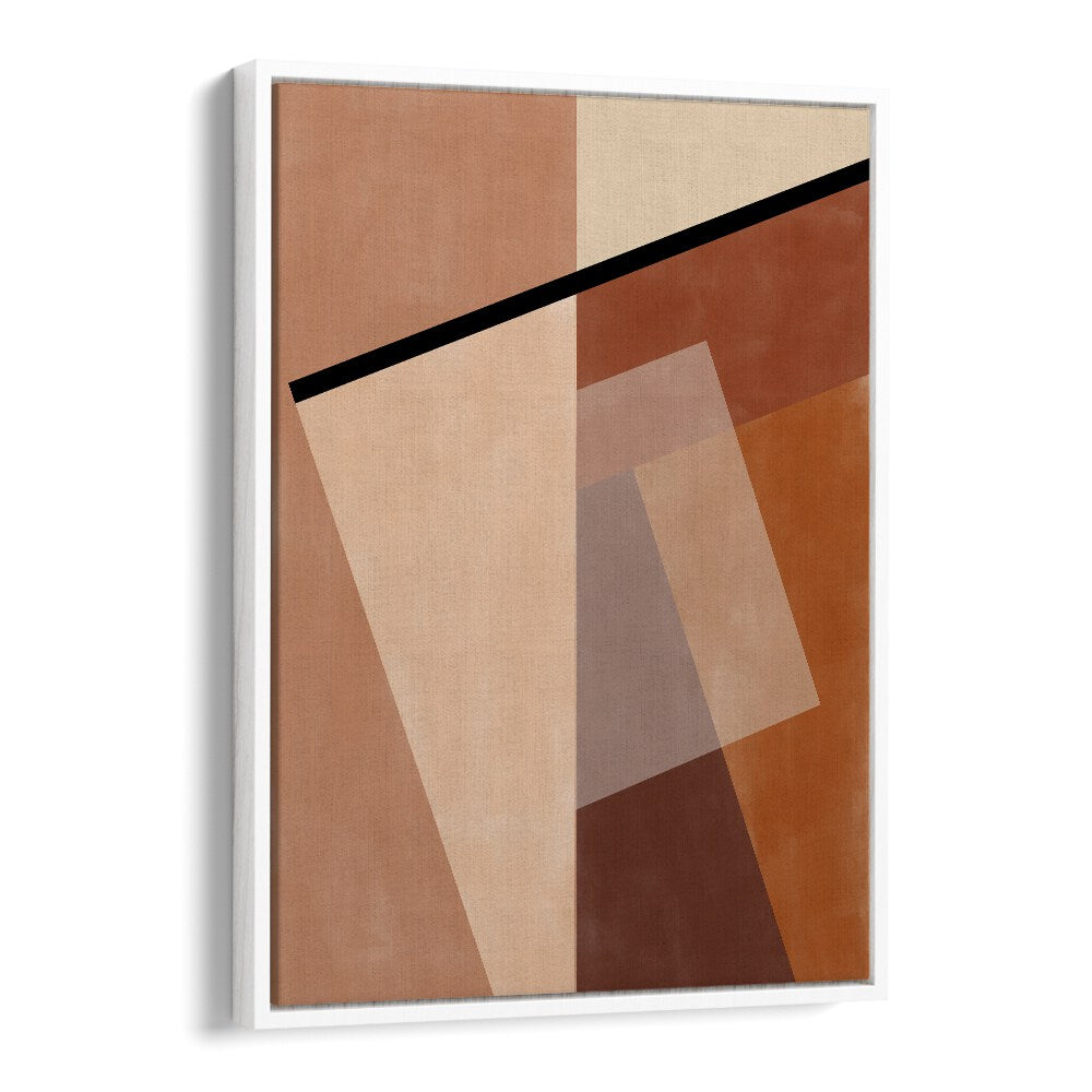 TERRACOTTA SQUARES BY ELENA RISTOVA, GEOMETRIC ART PRINTS