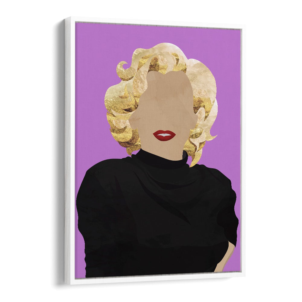 Ritvik Takkar painting - FACELESS MARILYN MONROE MODERN ART by Asianmonk