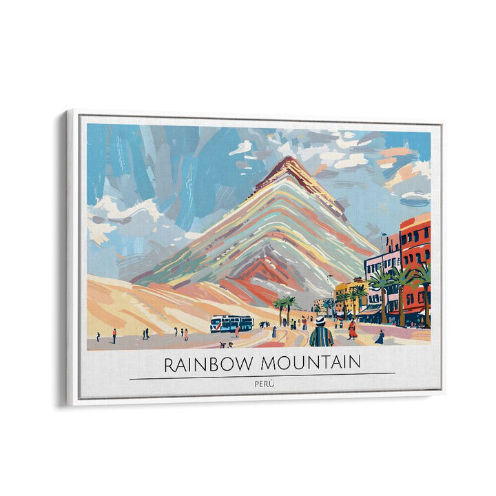 TRAVEL ART painting - RAINBOW MOUNTAINS - PERU III by Asianmonk