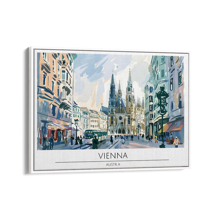 TRAVEL ART painting - VIENNA - AUSTRIA II by Asianmonk