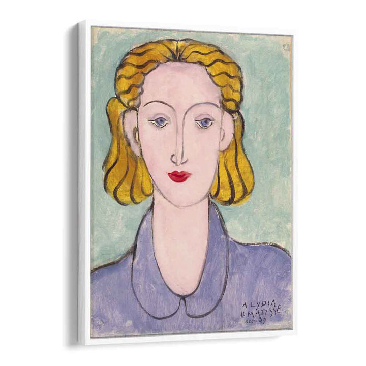 artist x collabs painting - HENRI MATISSE'S YOUNG WOMAN IN A BLUE BLOUSE (PORTRAIT OF LYDIA DELEKTORSKAYA) - 1939 by Asianmonk