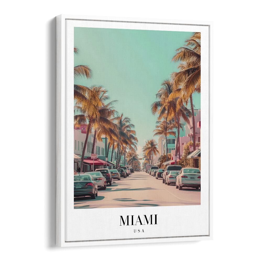 TRAVEL ART painting - MIAMI - USA by Asianmonk