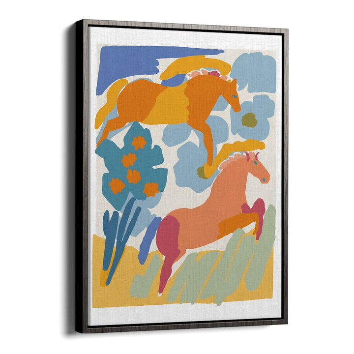 WILD HORSES BY TREECHILD, KIDS ROOM ART