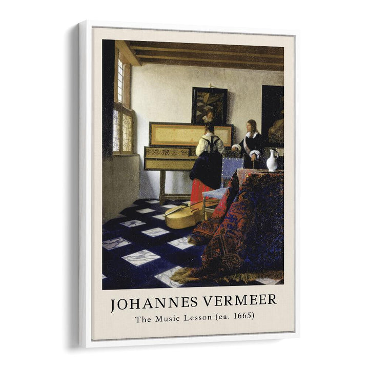 JOHANNES VERMEER - THE MUSIC LESSON - 1665