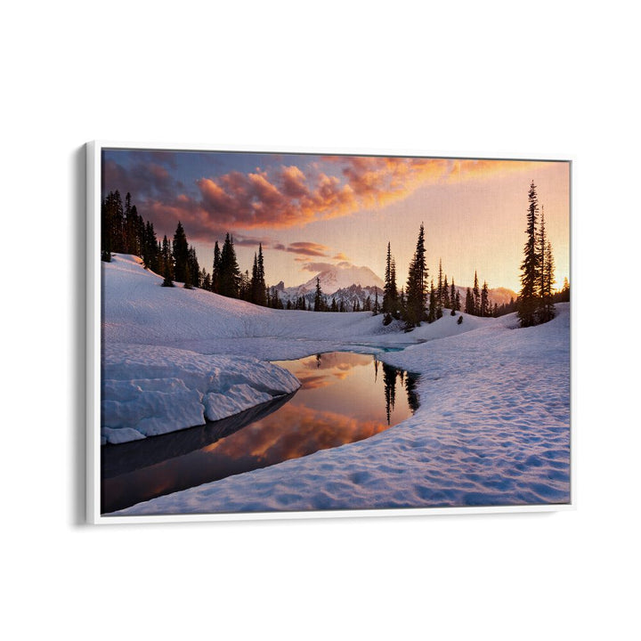 kids painting - LAKE TIPSOO IN MOUNT RAINIER by Asianmonk