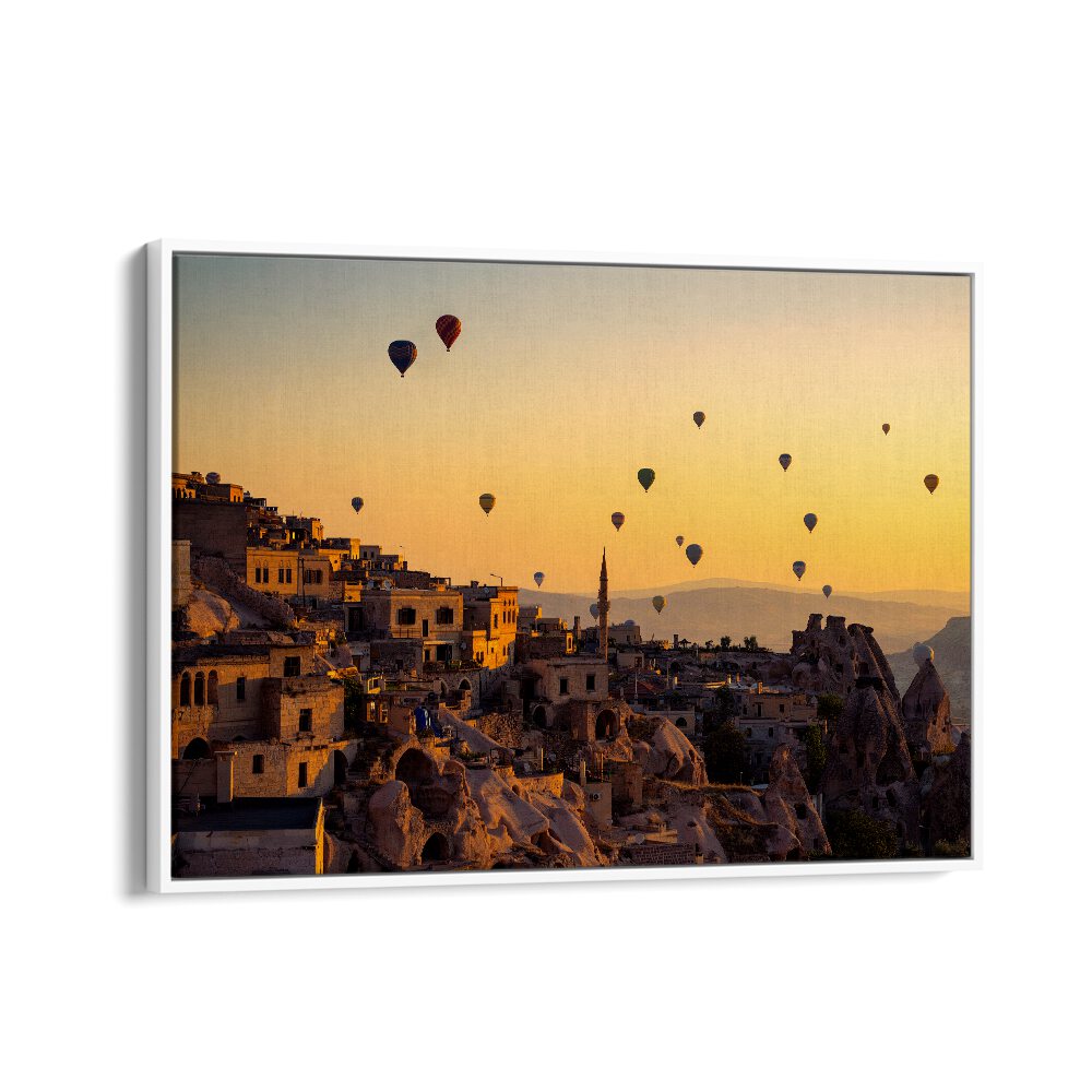 ABSTRACT painting - SUNRISE OVER CAPPADOCIA by Asianmonk