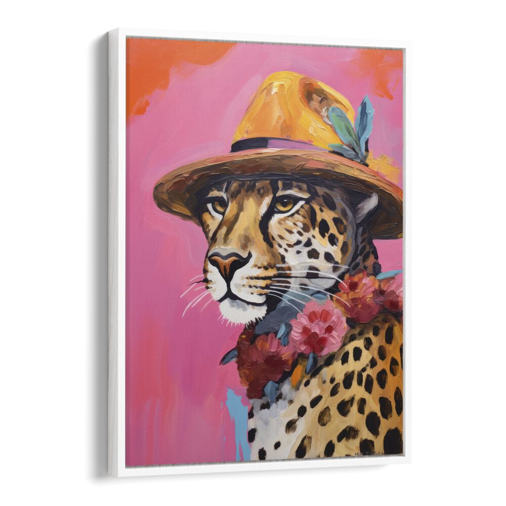 ANIMALS painting - PINK CHEETAH I by Asianmonk