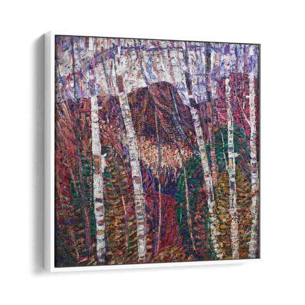 pop art painting - WHITE BIRCHES (CA. 1908) by Asianmonk