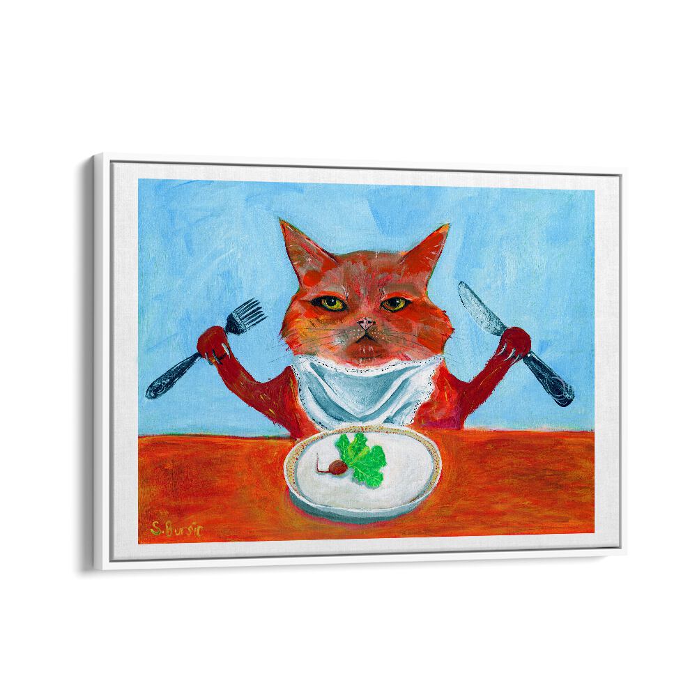 kids painting - VEGAN CAT by Asianmonk