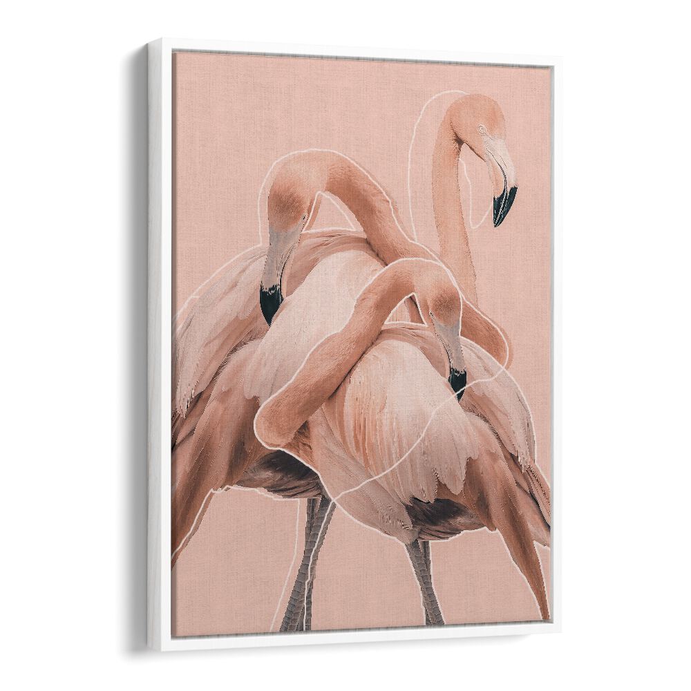 Christian Meermann painting - FLAMINGOS NR. I by Asianmonk