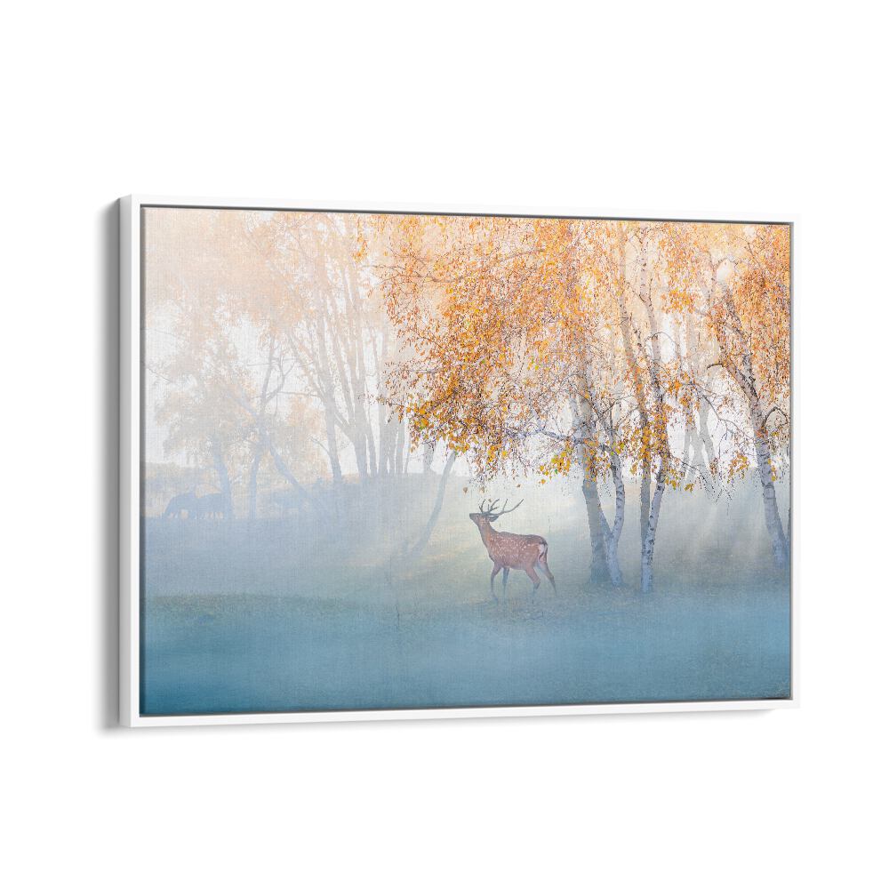 PHOTOGRAPHY painting - ELK LOST IN MIST by Asianmonk