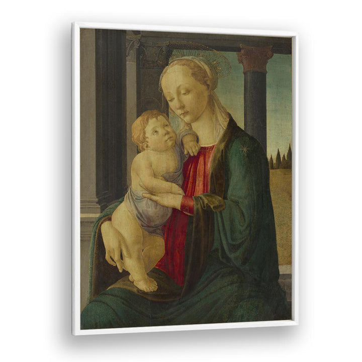 comic painting - MADONNA AND CHILD (CA. 1470) by Asianmonk