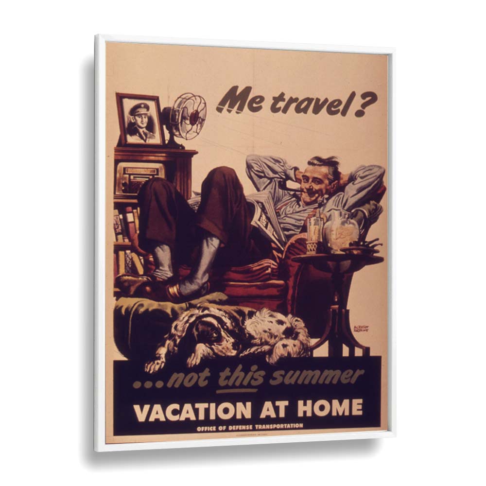 TRAVEL ART painting - VACATION AT HOME by Asianmonk