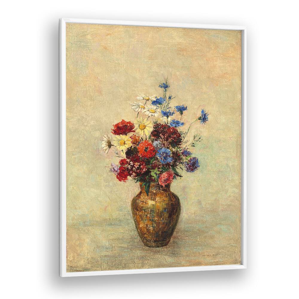 comic painting - FLOWERS IN A VASE (1910) by Asianmonk