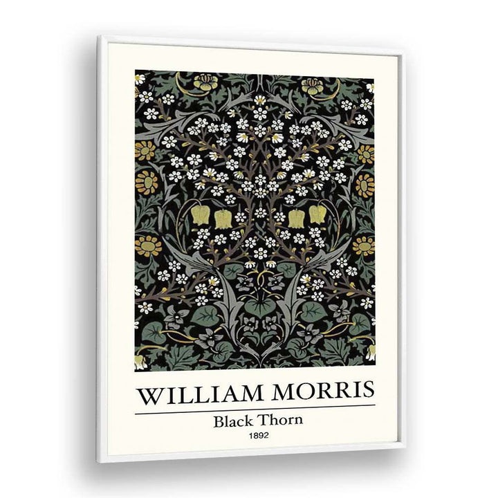 BLACKTHORN" BY WILLIAM MORRIS (1892): A TAPESTRY OF NATURE AND INTRICATE DESIGN