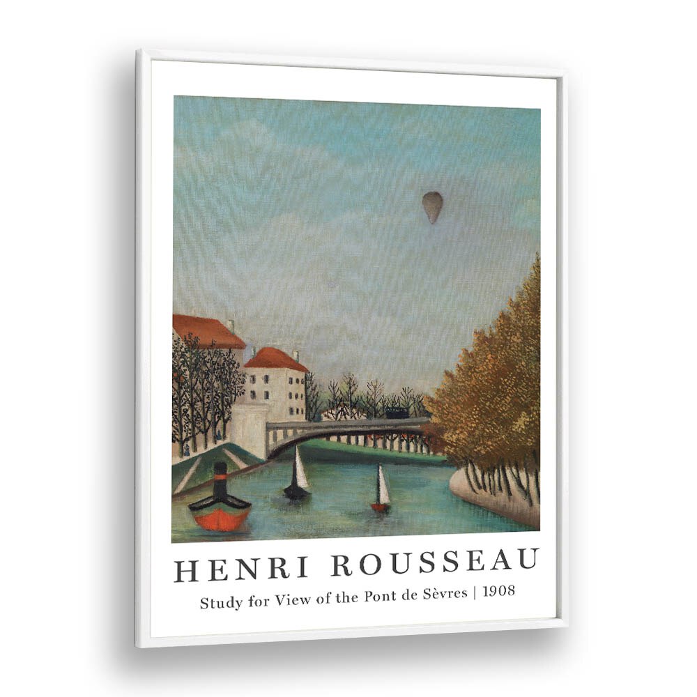 HENRI ROUSSEAU painting - HENRI ROUSSEAU'S 'STUDY FOR VIEW OF THE PONT DE SÈVRES' (1908) by Asianmonk