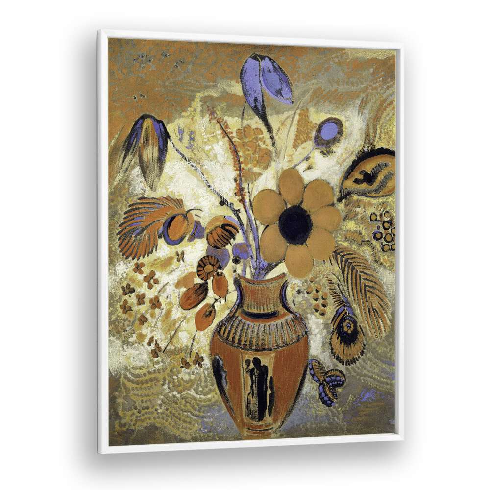 comic painting - ETRUSCAN VASE WITH FLOWERS (1900—1910) by Asianmonk