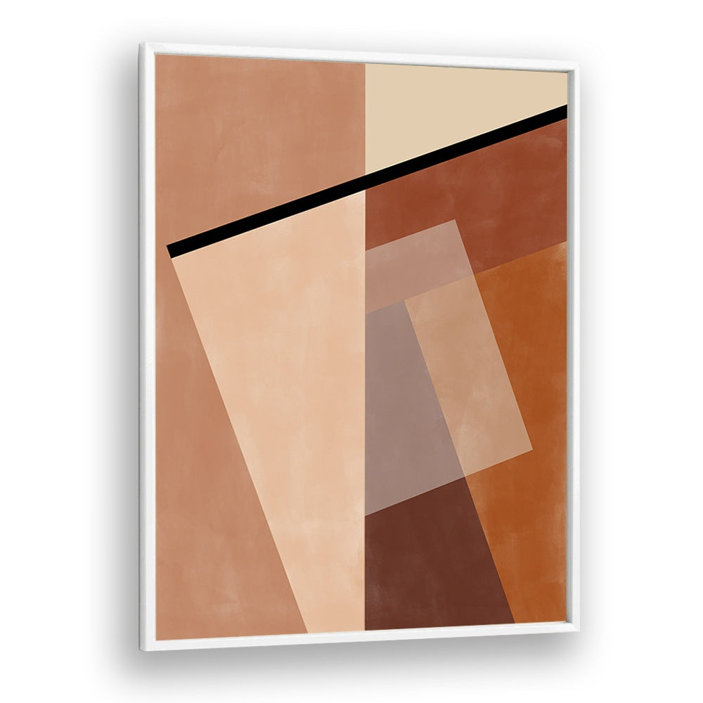 TERRACOTTA SQUARES BY ELENA RISTOVA, GEOMETRIC ART PRINTS