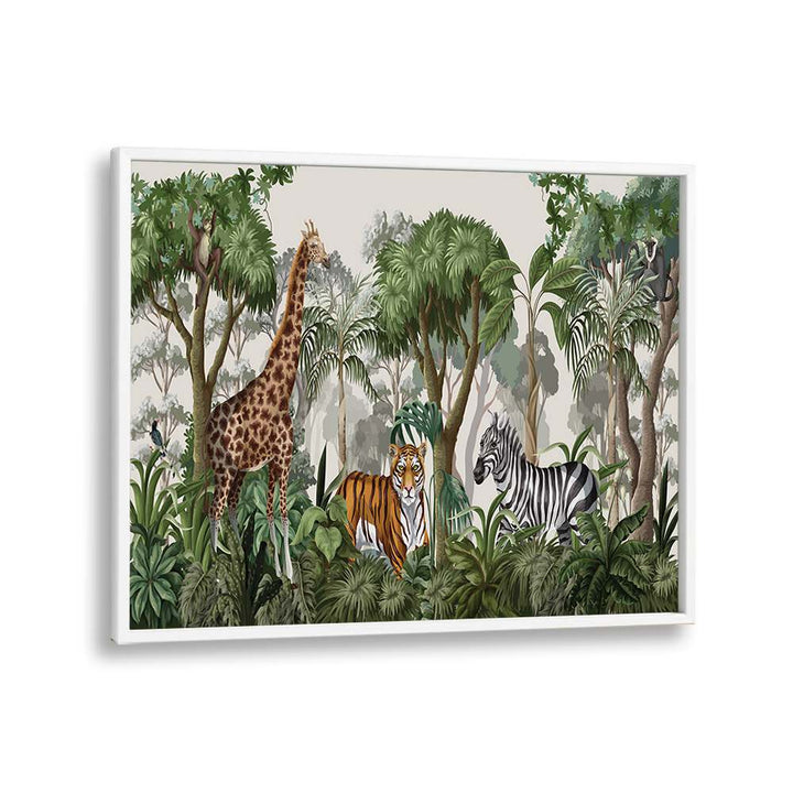 kids painting - DEEP JUNGLE WALK by Asianmonk