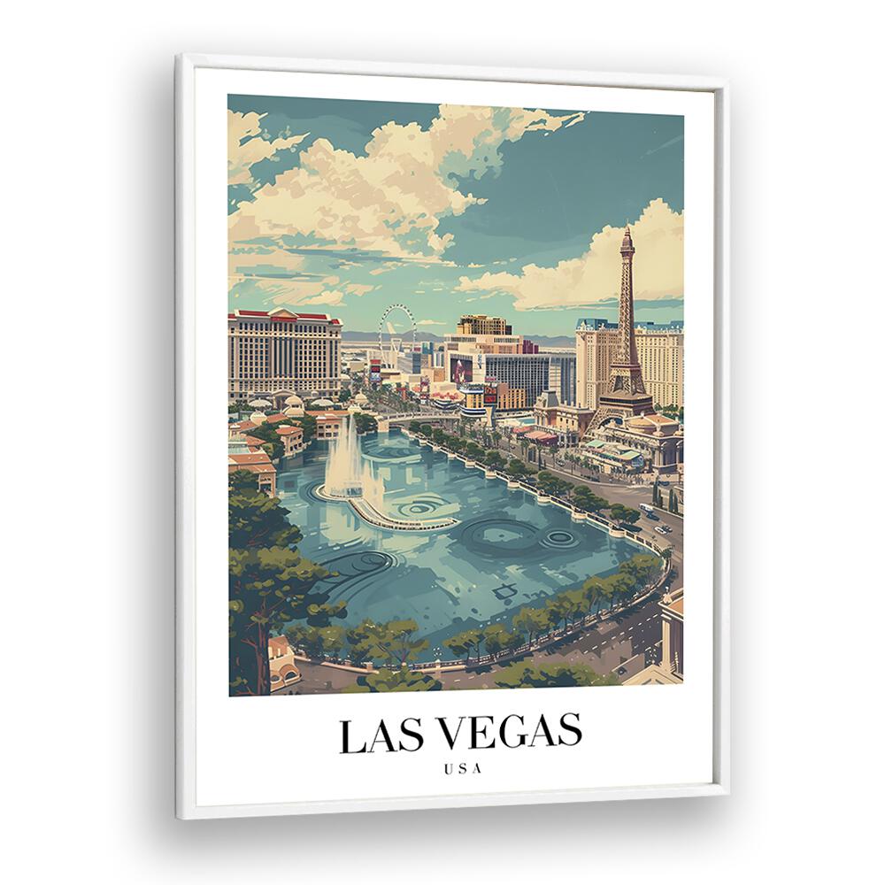 TRAVEL ART painting - VEGAS by Asianmonk