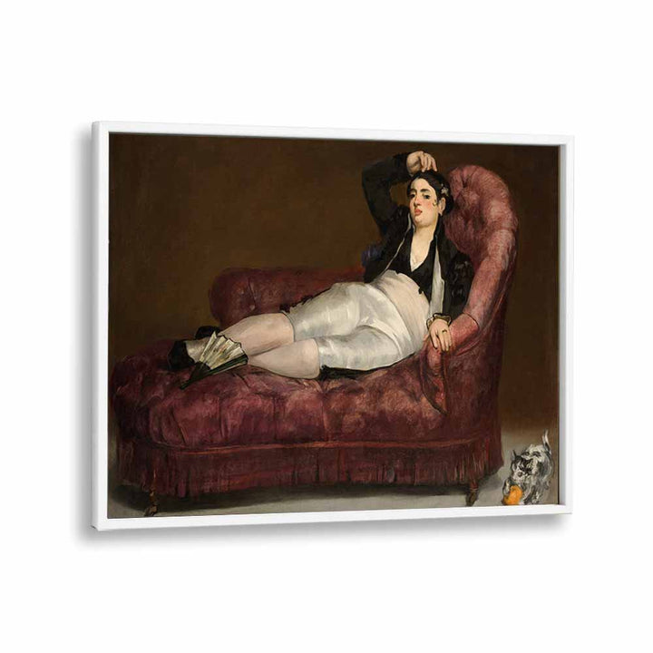 Edouard Manet painting - EDOUARD MANET (RECLINING YOUNG WOMAN IN SPANISH COSTUME) 1862-63 by Asianmonk