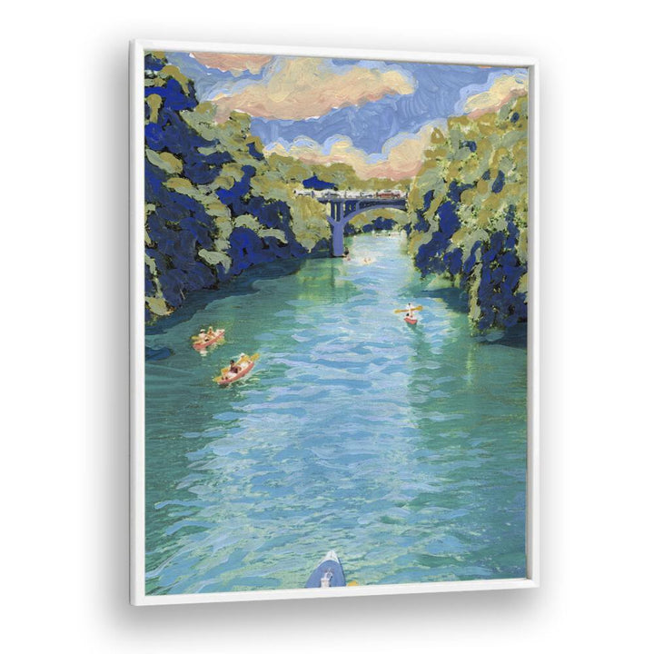 Eleanor Baker painting - BARTON CREEK AUSTIN by Asianmonk