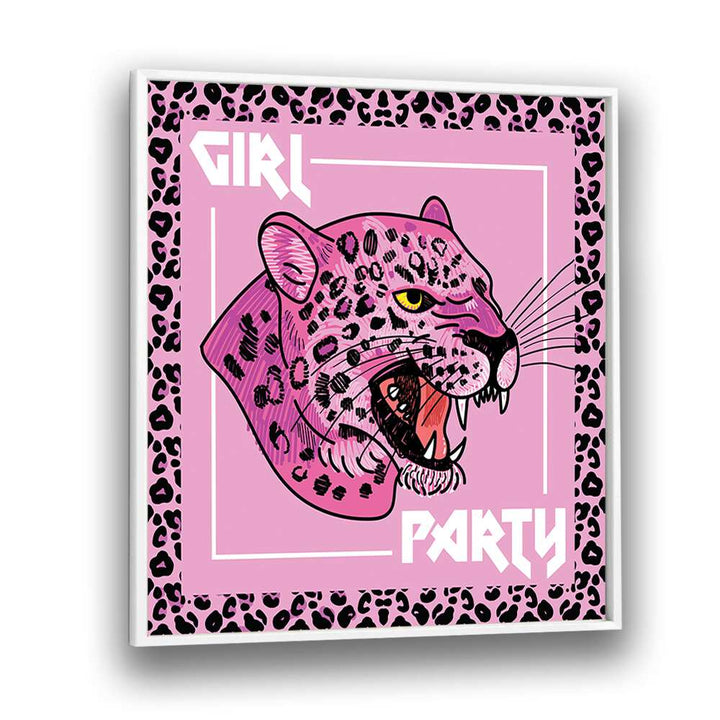 Juliya painting - LEOPARD GIRL PARTY by Asianmonk