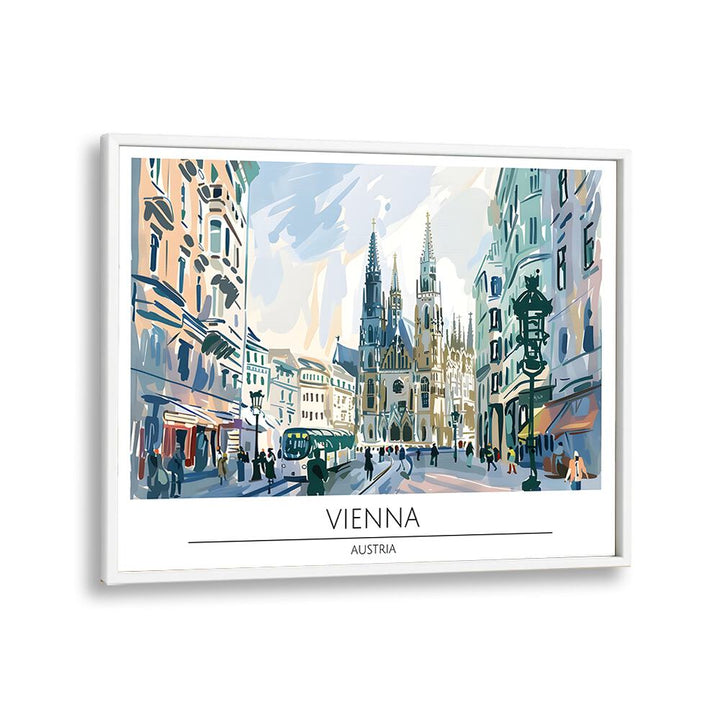 TRAVEL ART painting - VIENNA - AUSTRIA II by Asianmonk