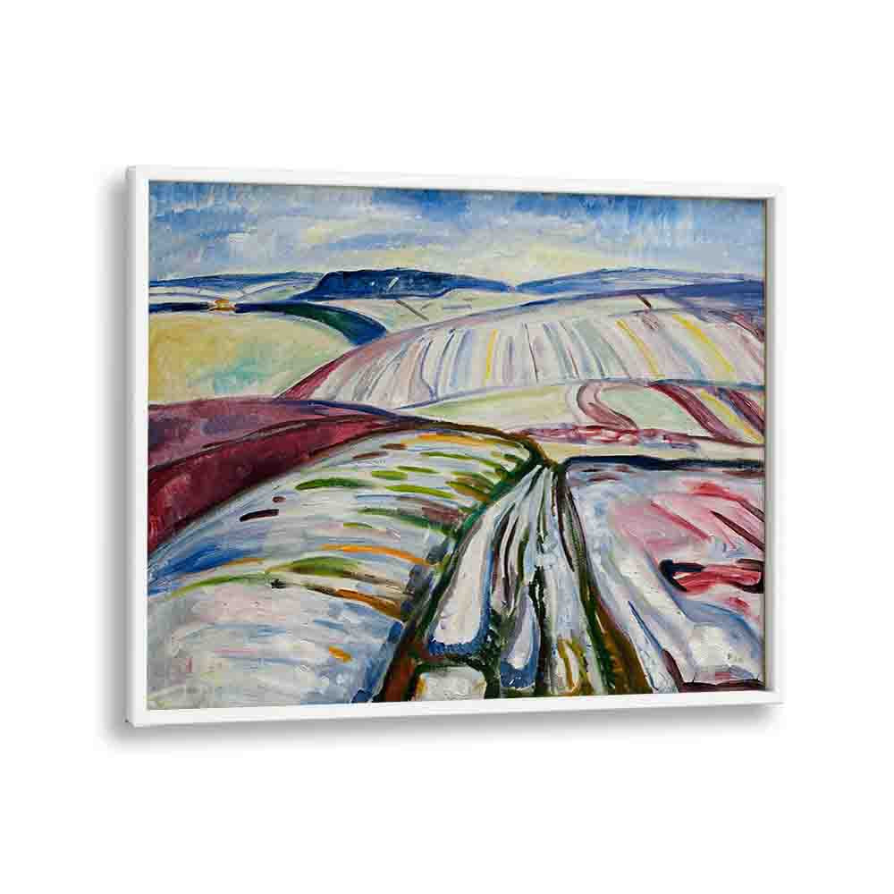  painting - FIELD IN SNOW (1907) by Asianmonk