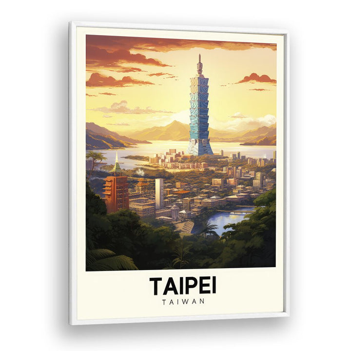 TRAVEL ART painting - TAIPEI TAPESTRY: A VISUAL JOURNEY THROUGH TAIWAN'S CAPITAL by Asianmonk