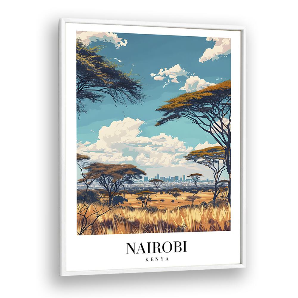 TRAVEL ART painting - NAIROBI - KENYA by Asianmonk