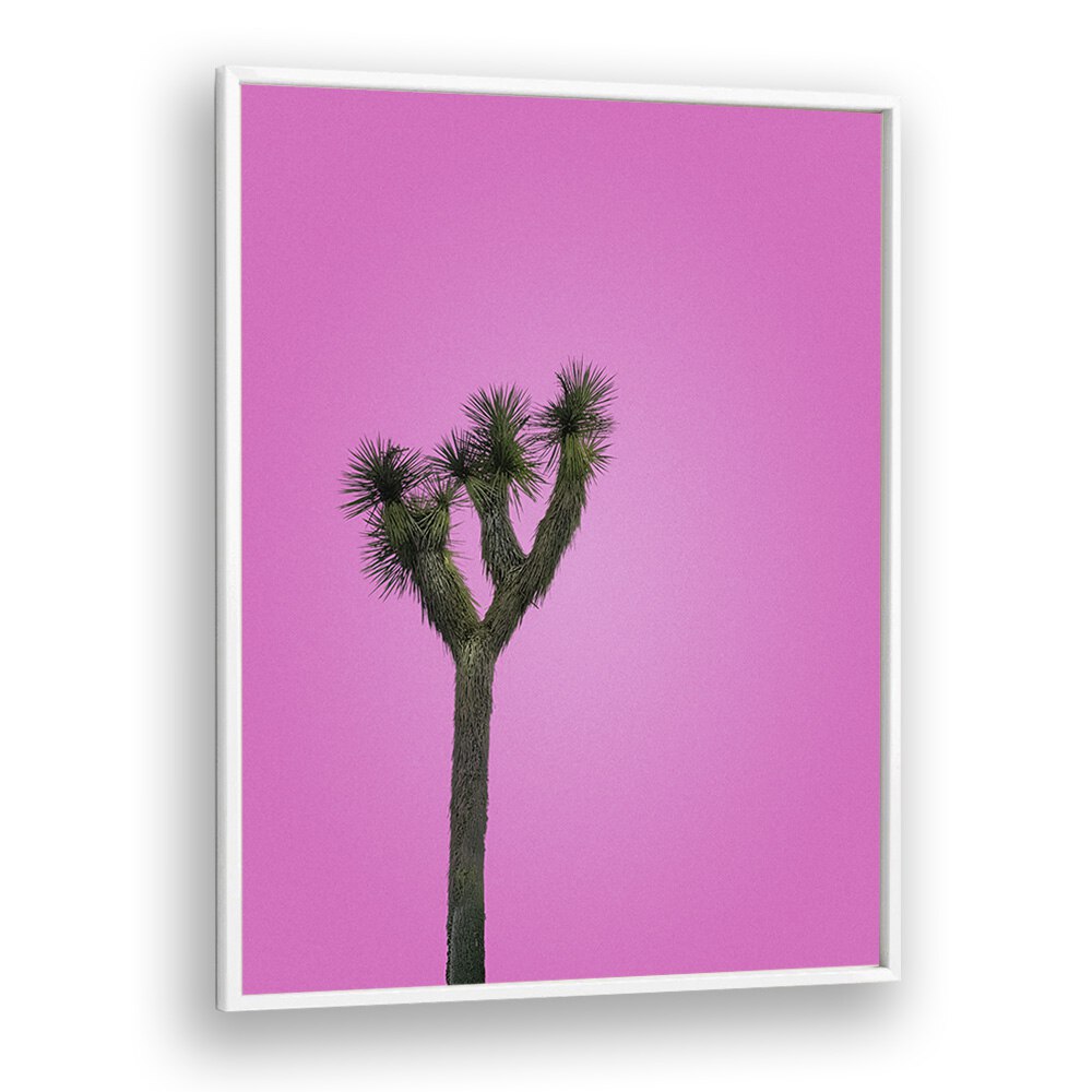 surreal painting - JOSHUA TREE WITH PINK SKY by Asianmonk